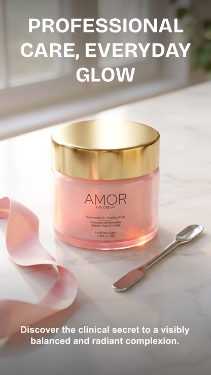 AMOR Day Cream | Stimulates Cell Renewal & Evens Skin Tone (50g)